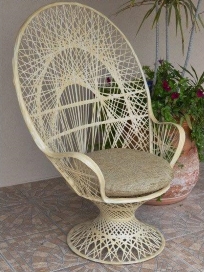 Large Peacock Chair w/Arms or Without